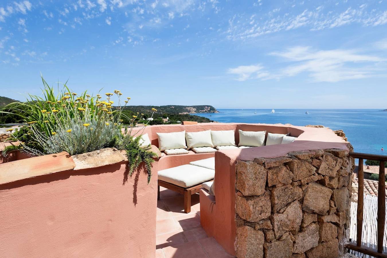 Luxuriöses Apartment "Piccolo Pevero retreat" mit Meerblick, Balkon und Terrasse in Golfo Pevero, Arzachena