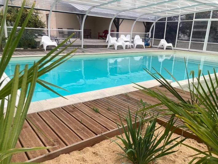 Chambre d’hôte pour 5 personnes, avec jardin ainsi que vue et piscine à Saint-Georges-sur-Cher - 4
