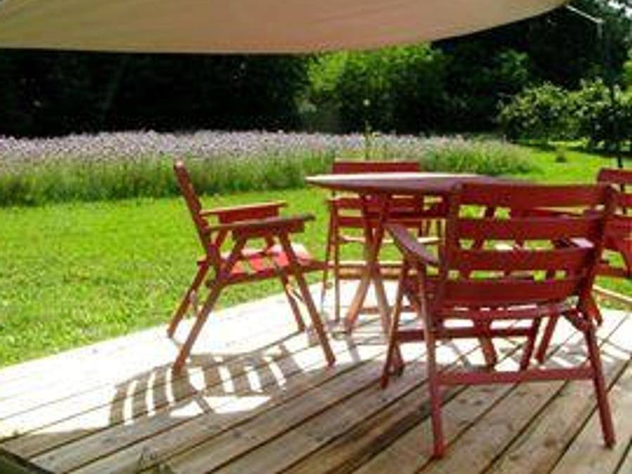 Camping Naturiste Le Champ de Guiral - Wohnwagen 2 personen - Ohne Sanitäranlagen in Anglars-Nozac, Quercy