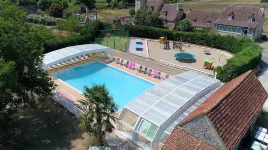 Location de vacances pour 6 personnes, avec Terrasse ainsi que Bassin pour enfant et Piscine à Thégra - 3