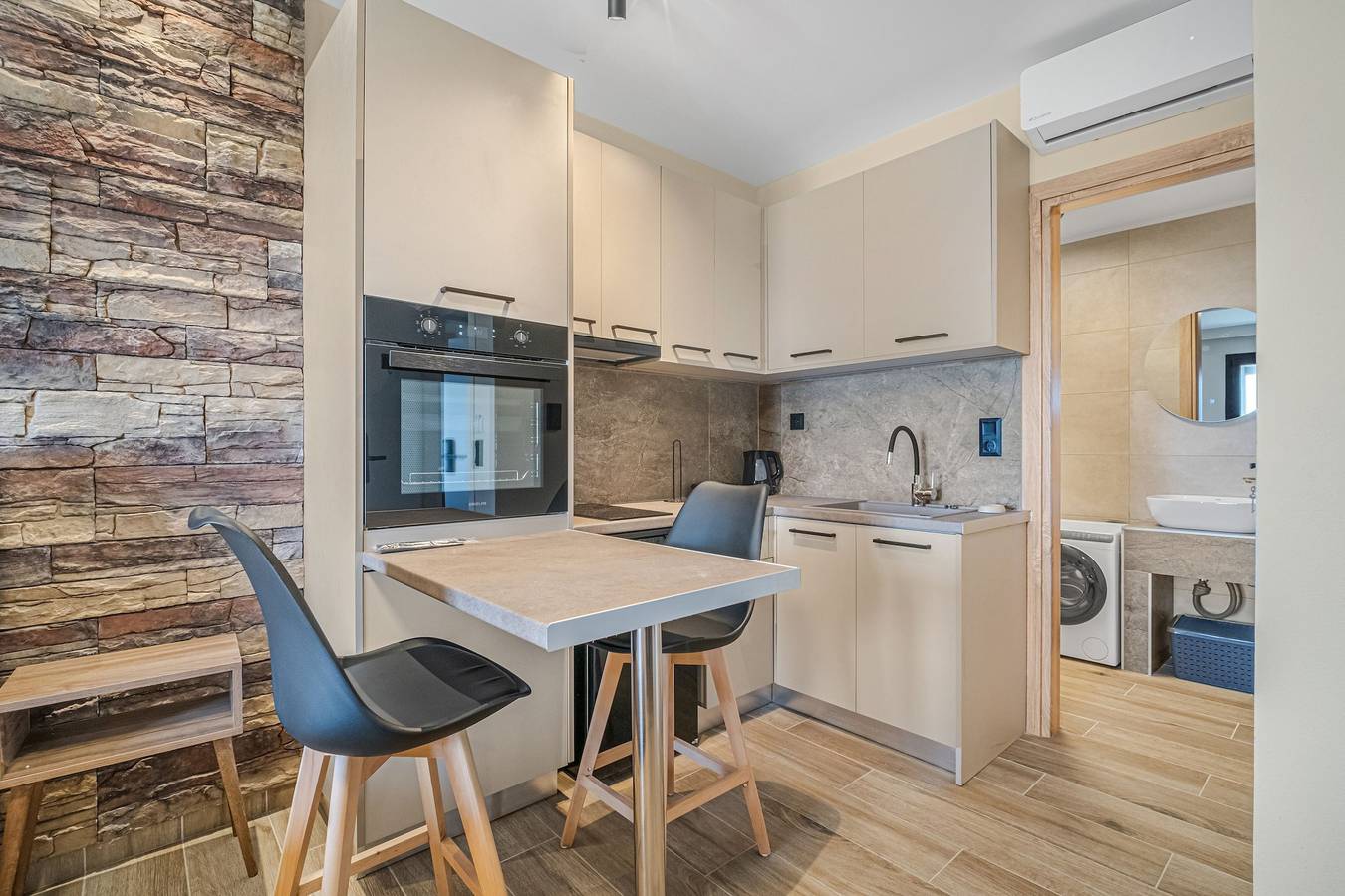 Appartement entier, Appartement de vacances pour 3 personnes avec balcon in Région d'Iraklio-Héraklion
