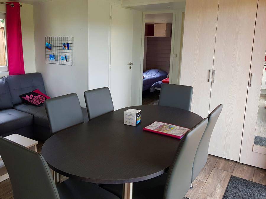 Camping Bocage du Lac - Mobilheim 6 personen - Mobilheim Premium - 3 Zimmer in Jugon-les-Lacs, Dinan und Umgebung