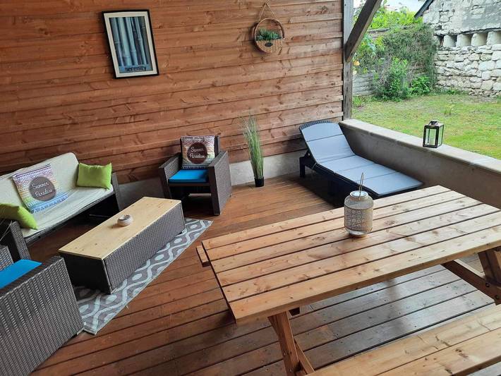 Gîte pour 4 personnes, avec Terrasse et Jardin