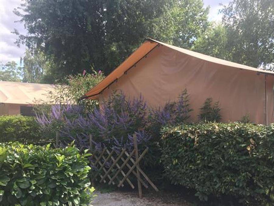 Camping La Sole - Wohnzelt auz holz 5 personen - Family Ohne Sanitäranlagen in Puybrun, Lot