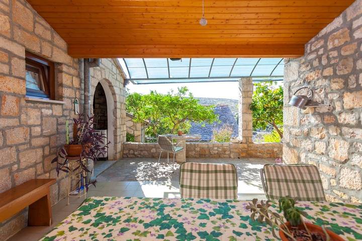 Ferienhaus für 4 Personen, mit Balkon/Terrasse