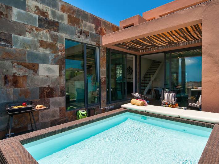 Casa rural para 4 personas, con piscina además de jardín y terraza en Salobre - 3