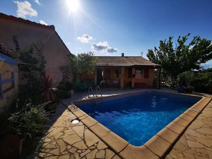 Location de vacances pour 10 personnes, avec jardin ainsi que piscine et vue, animaux acceptés à Cournonterral - 2