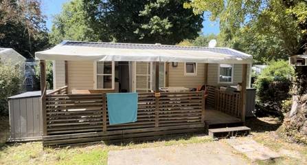 Mobil home pour 6 personnes, avec bassin pour enfant et jardin à Aureilhan