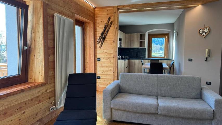 Gîte pour 4 personnes, avec vue sur le lac ainsi que terrasse et vue, animaux acceptés à Molveno - 2