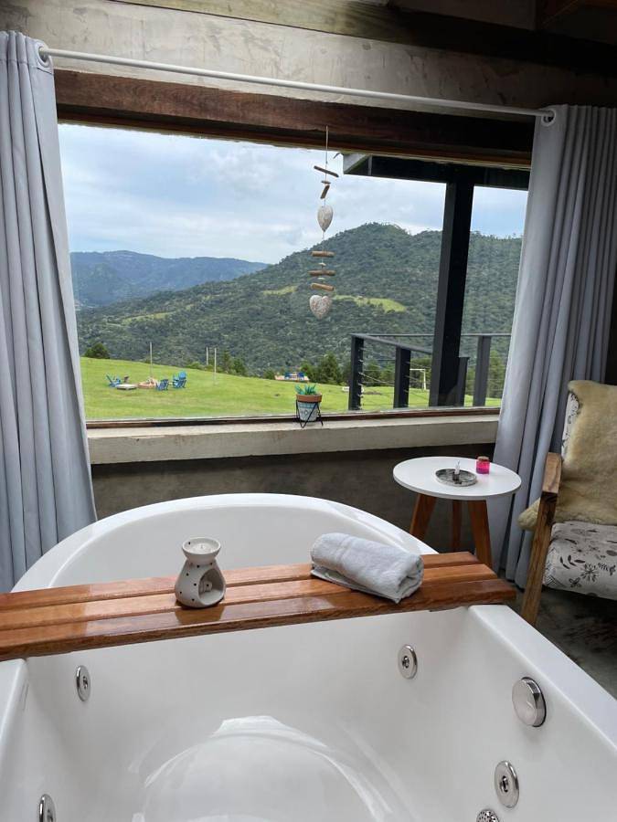 Lodge pour 3 personnes, avec vue et jardin, animaux acceptés - 1