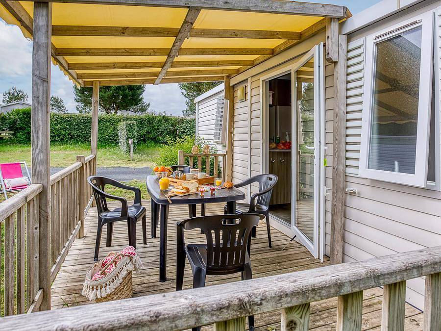 Camping Romanée - La Belle Henriette - Mobilheim 2 personen - Komfort 1 Schlafzimmer in La Tranche-sur-Mer, Vendée