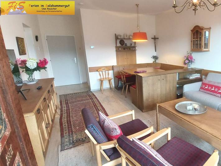 Ferienwohnung für 6 Personen, mit Balkon und Garten sowie Ausblick