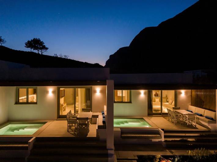 Ferienhaus für 4 Personen, mit Garten und Pool sowie Ausblick - 1