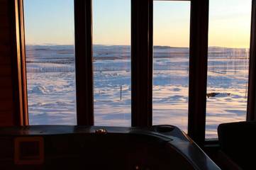 Ferienhaus für 5 Personen, mit Pool und Ausblick sowie Garten, mit Haustier in Island