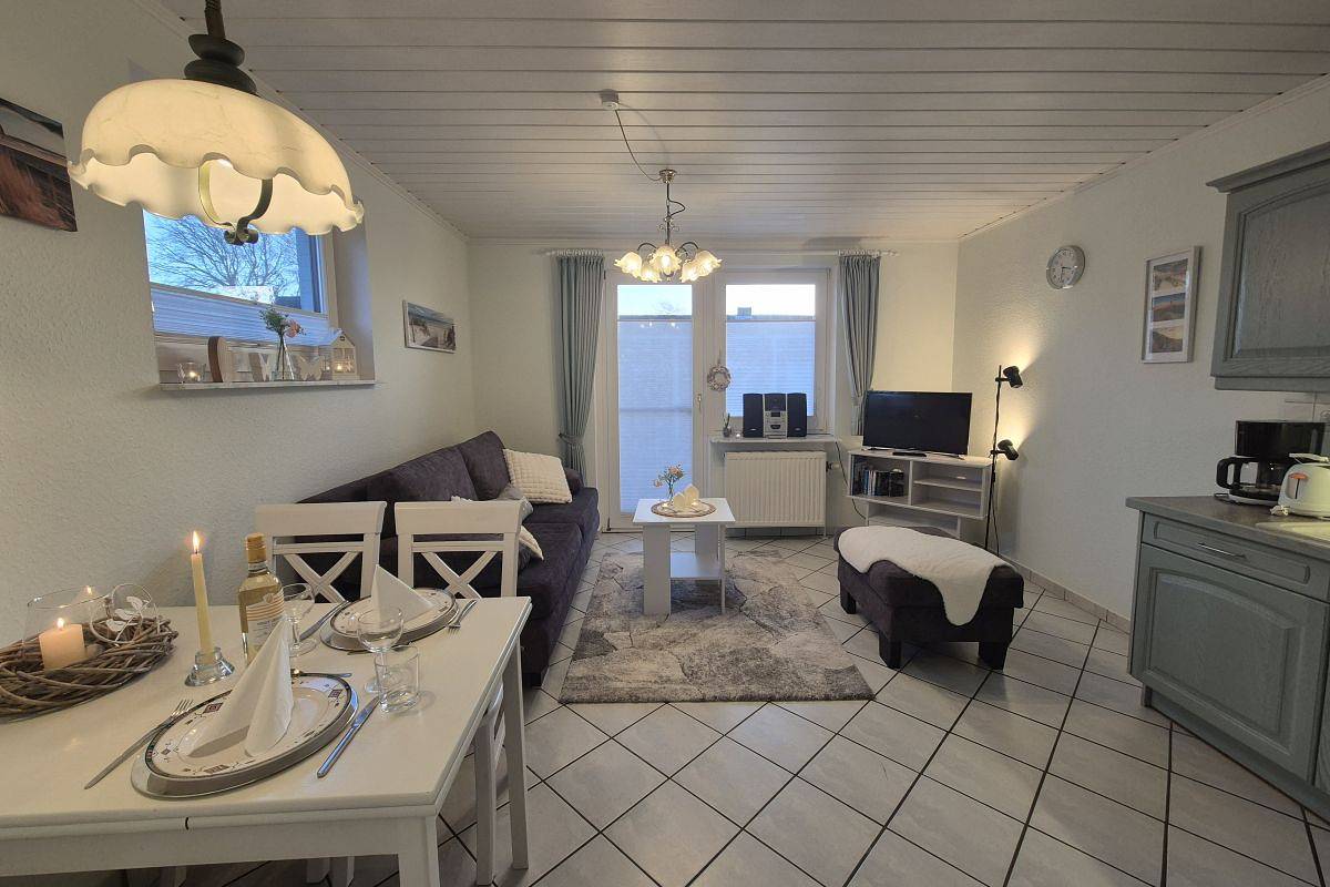 Ganze Ferienwohnung, Ferienwohnungen Fürchtenicht - Ferienwohnung-2-Räume-Hattstedt - 02 in Hattstedt, Nordfriesland