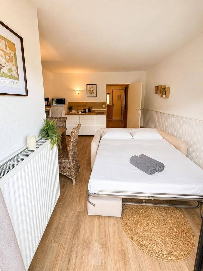 Gîte pour 3 personnes, avec Balcon ainsi que Terrasse et Vue à Mijoux - 3