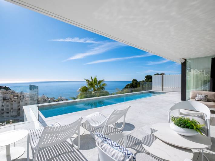 Ferieleilighet for 6 personer, med hage og terrasse i Altea