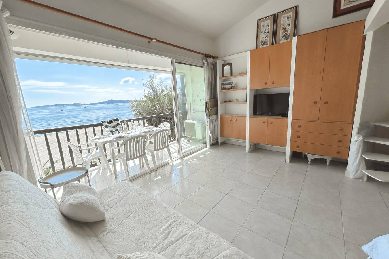 Apartamento entero, Charming Apartment on the Beach with A/C in Port Grimaud, Grimaud