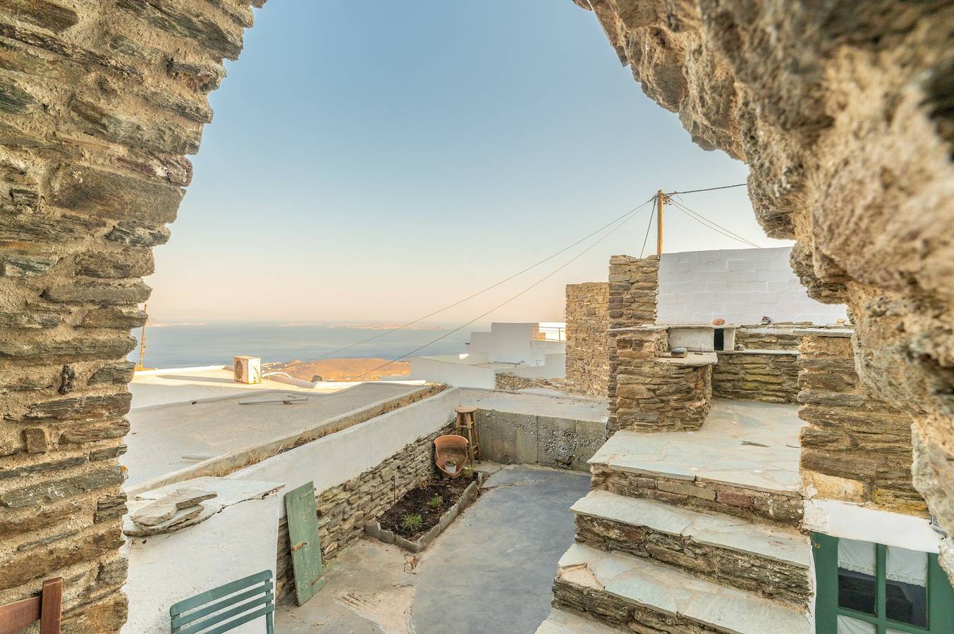 Holiday Home 'Nikos - Tinos - Arnados' with Sea View and Shared Terrace in Tinos