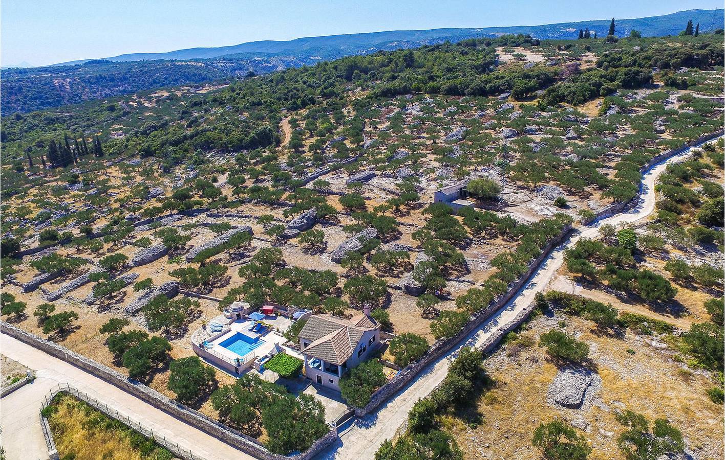 Ferienhaus für 5 Personen mit Ausblick in Postira, Brac