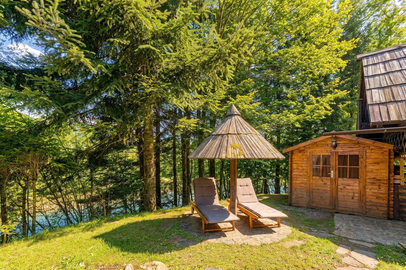 Fani's Riverside Home with Sauna & Beach in Grafenwarth, Slowenien