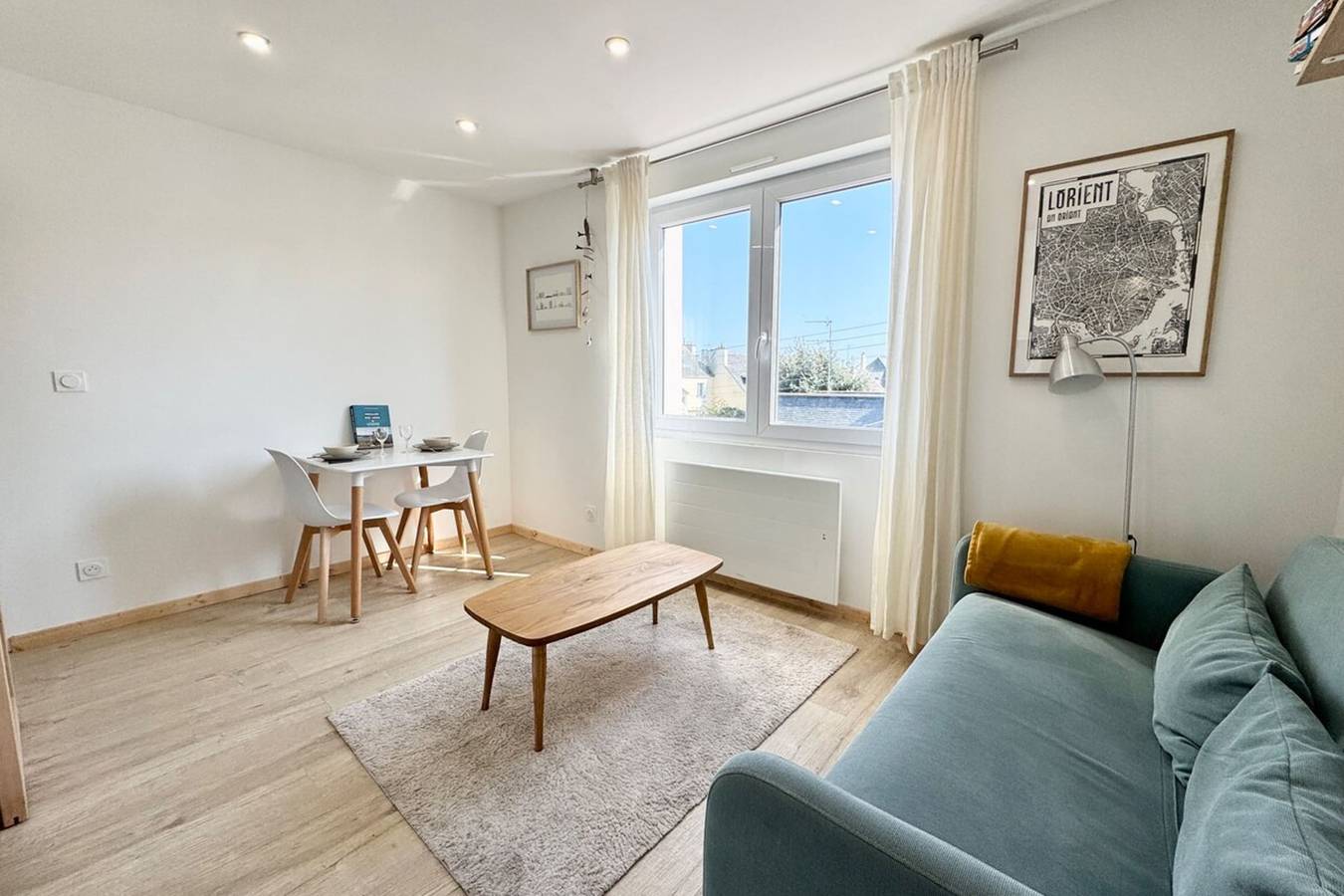 Apartamento entero, T1 bis rénové - Proche centre ville & plages in Lorient, Côte des Mégalithes