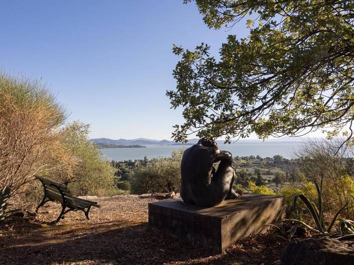 Villa per 5 persone, con Giardino e Vista lago nonché Panorama a Passignano sul Trasimeno