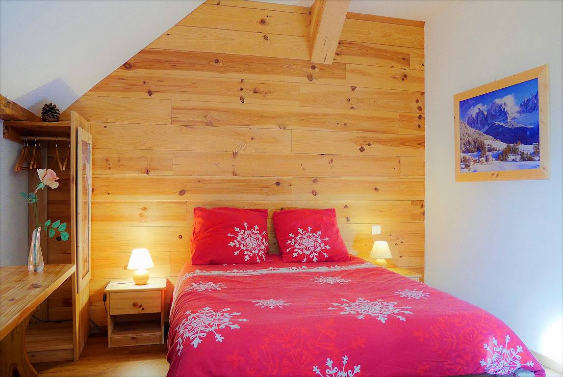 Chambres d'hôtes à Mercury, La grange du Mirantin - Chambre Bauges in Mercury, Région d'Albertville