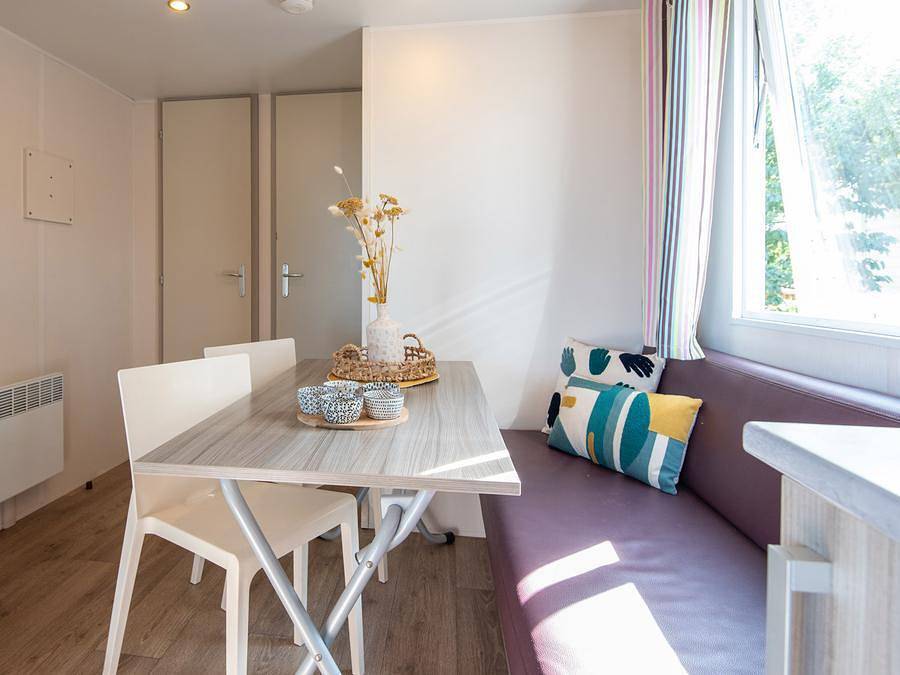 Camping Club Médoc Plage 4* - Ms Vacances - Mobilheim 4 personen - 4p - Cottage Soléo Classic klimatisiert in Vendays-Montalivet, Lesparre-Médoc und Umgebung