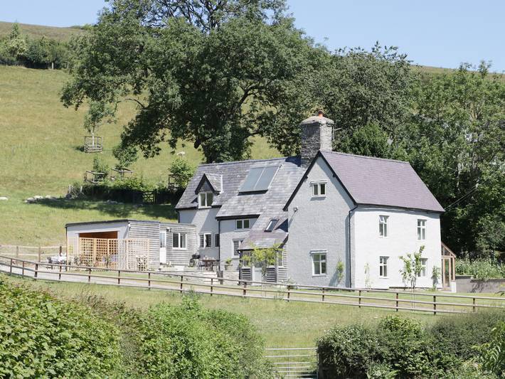 Cottage for 9 people, with garden in Clun