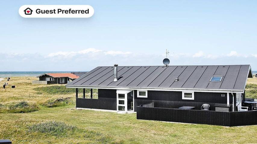 Ferienhaus für 7 Personen, mit Terrasse und Sauna in Nørlev Strand