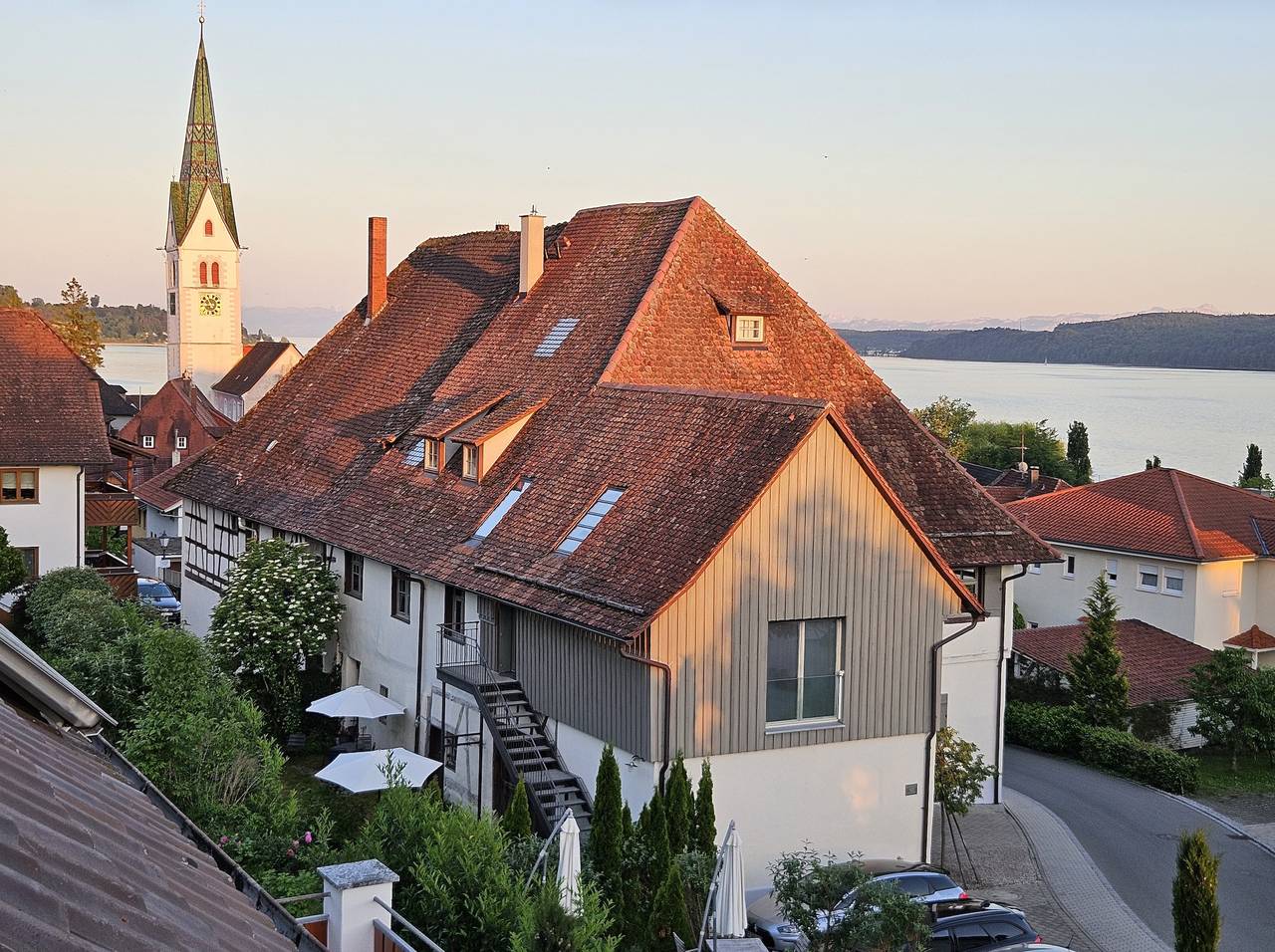 Ganze Ferienwohnung, Klosterhof1595 - Ferienwohnung Retro, ca. 50qm, 1 Schlafzimmer, max. 3 Personen in Sipplingen, Region Bodensee-Oberschwaben