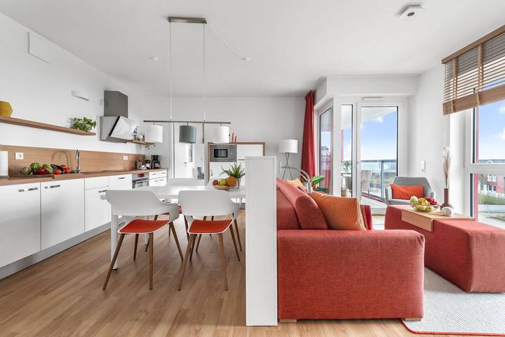 Ferienwohnung für 4 Personen, mit Ausblick und Sauna sowie Balkon in Olpenitz - 3