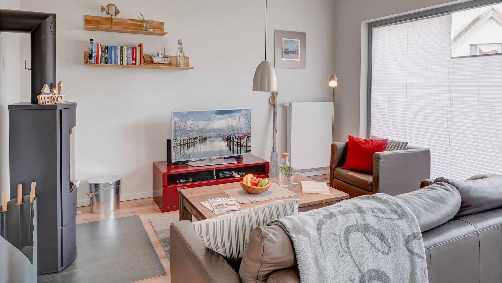 Apartamento vacacional entero, Apartamento de vacaciones para 4 personas con vistas al lago in Steinwarder, Heiligenhafen