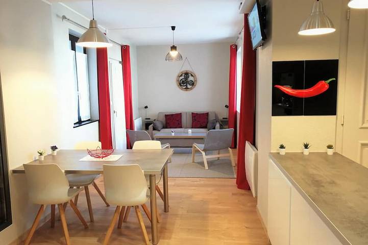 Gîte pour 4 personnes, avec Terrasse à Colmar