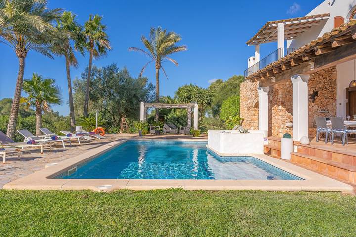 Ferienhaus 'Dalt Vila Campos' mit Pool, Garten und Wlan in Campos, Mallorca Süden