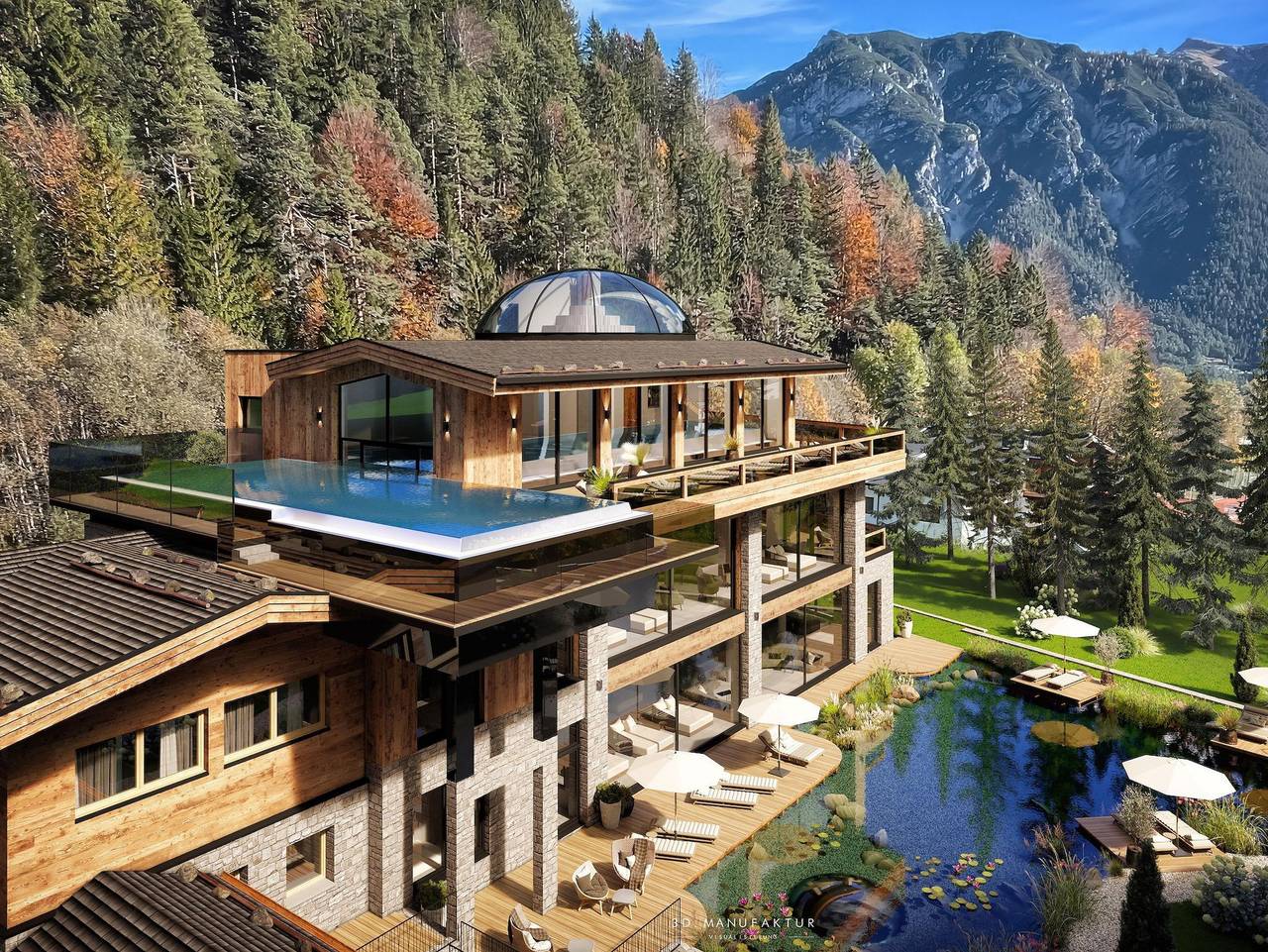 Verwöhnhotel Kristall - Luxus Wellness Suite 2 Ün Frühstück in Pertisau, Eben am Achensee