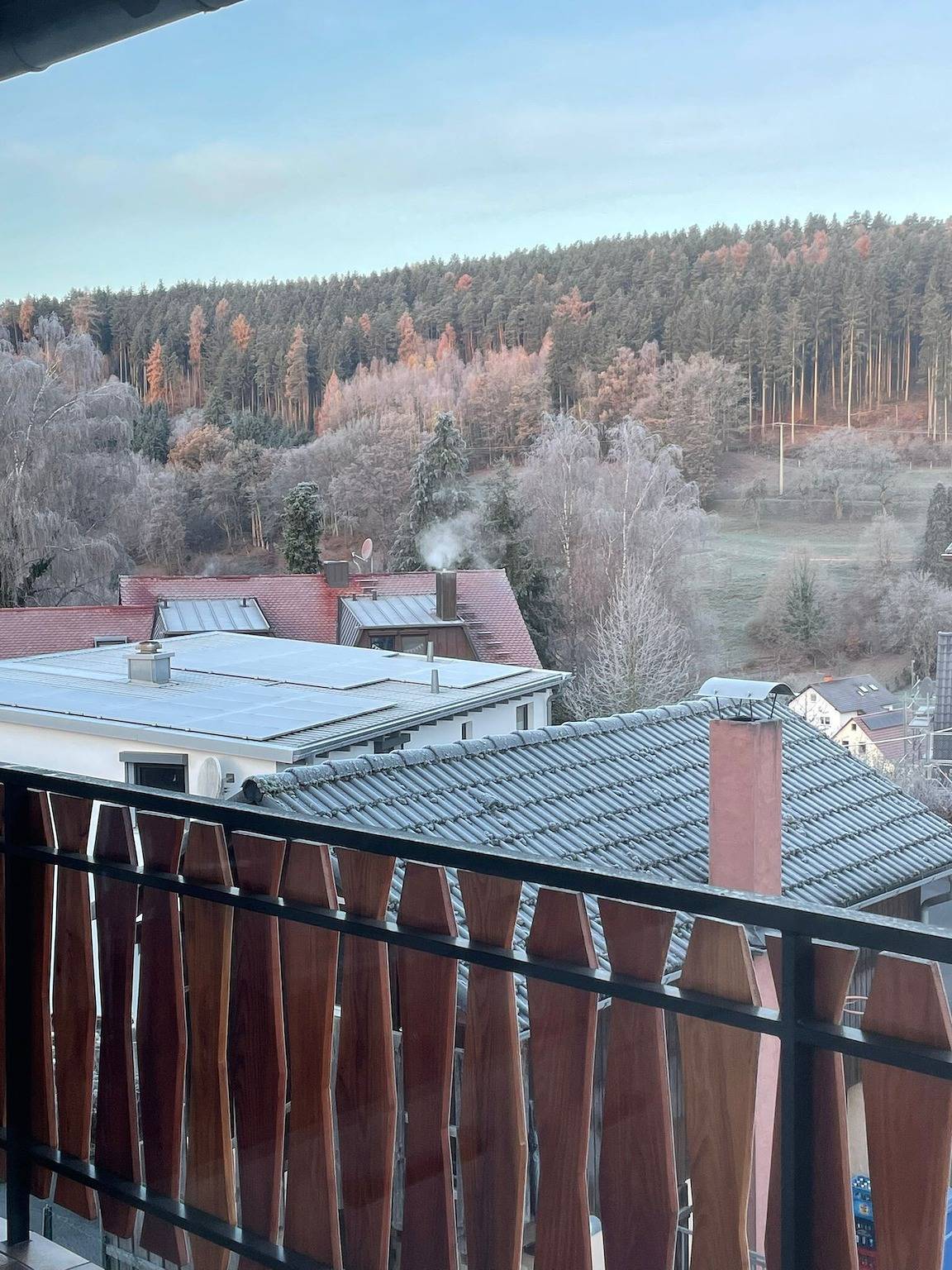 Ganze Wohnung, Apartment 'Natascha' mit Bergblick, Gemeinschaftsterrasse und Wlan in Fellen, Spessart-Mainland
