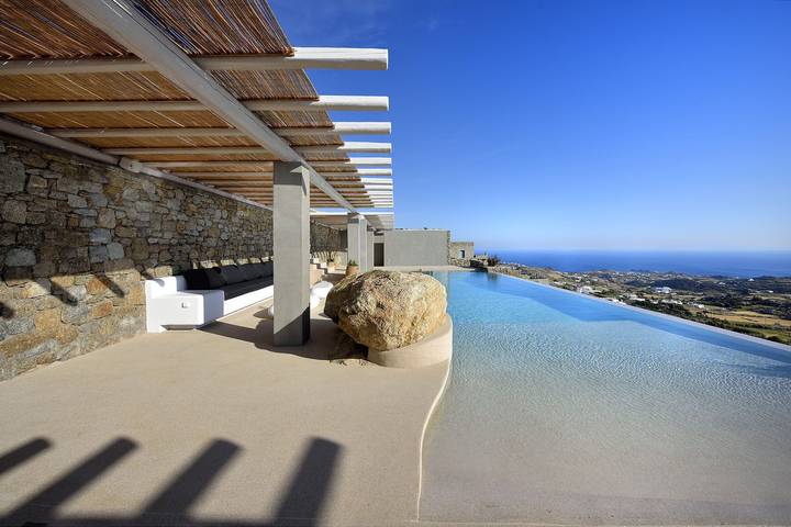 Villa mit pool für 6 Personen, mit Whirlpool und Terrasse sowie Garten auf Mykonos - 2