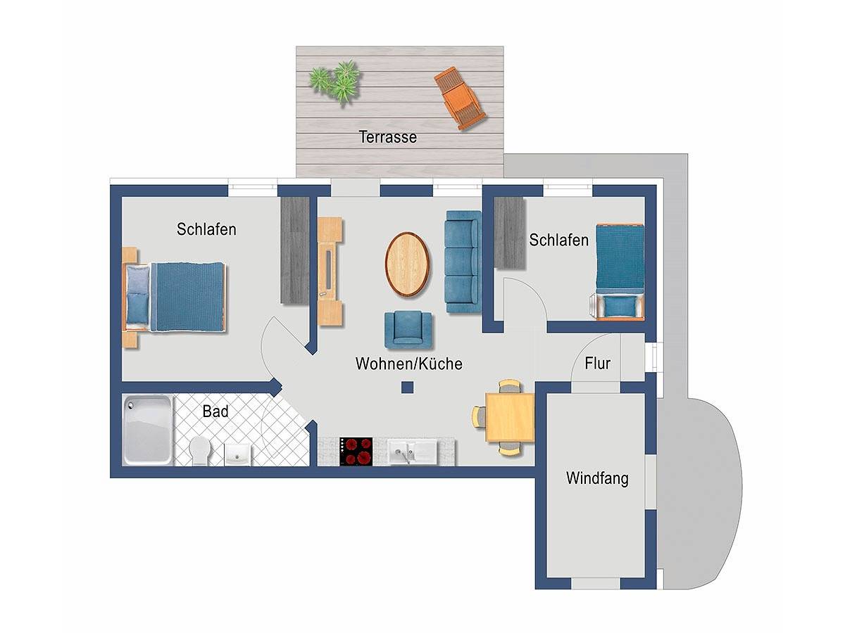 Ganze Ferienwohnung, Ferienwohnung Helmsstraße I in Ebstorf, Landkreis Uelzen
