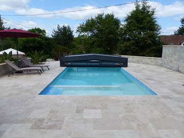 Cottage pour 3 personnes, avec jardin et piscine à Monsec