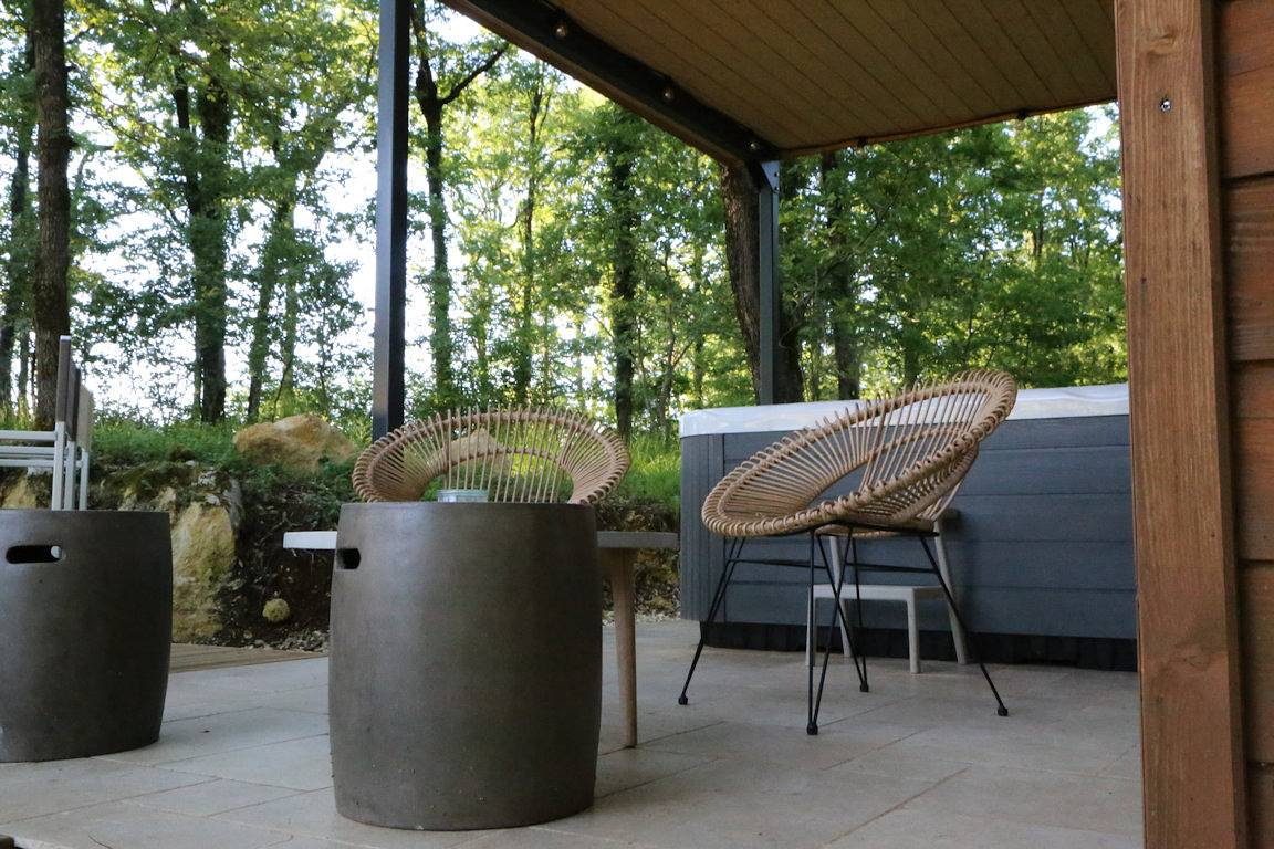 Cabane Spa Truffiers - Le Domaine des Crouquets in Jayac, Périgord Noir