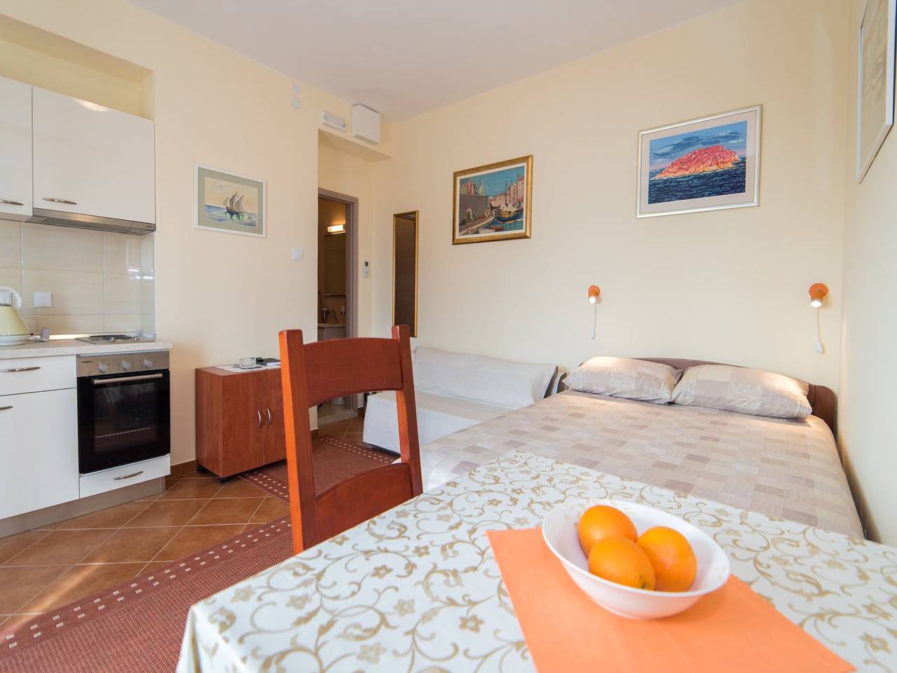Appartement entier, Pulastar - Studio Apartment with Terrace in Plaža Bellevue, Grad Dubrovnik