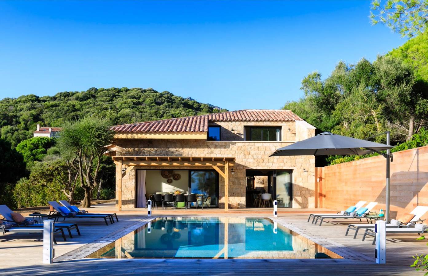 Villa pour 10 personnes avec piscine in Cappiciolo, Olmeto