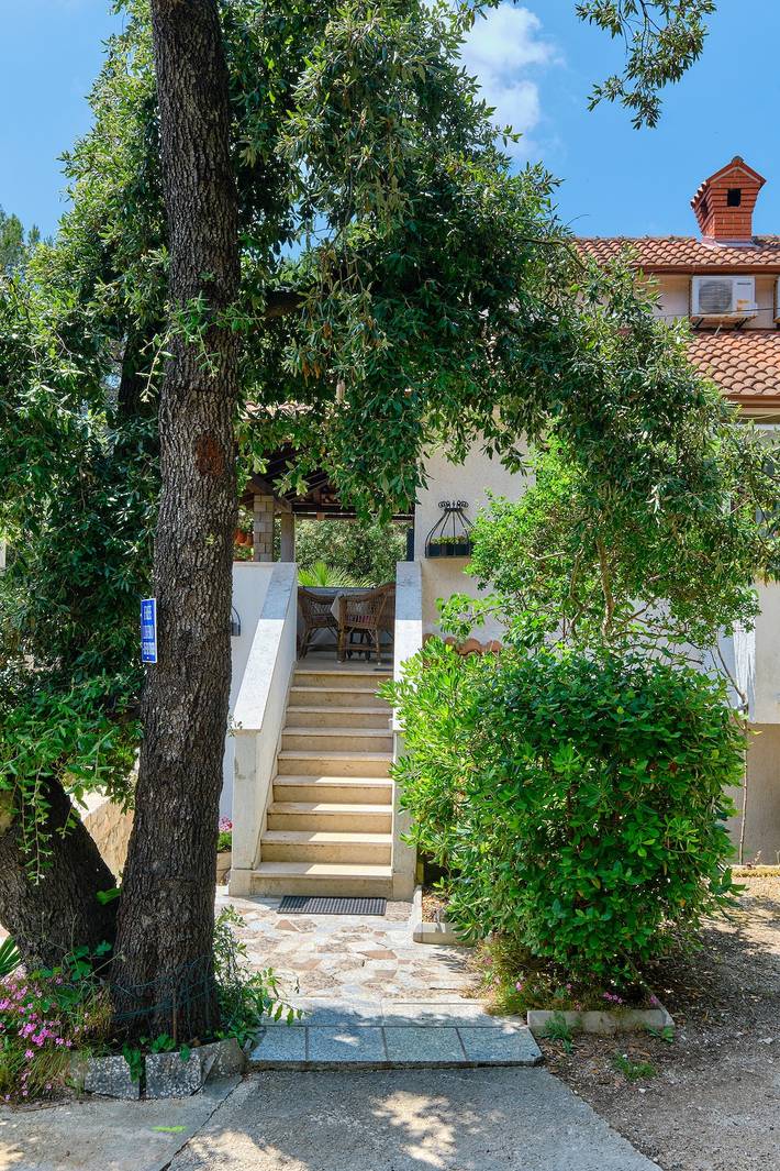 Ganze Wohnung, 1-Zimmer-Ferienwohnung mit Terrasse Artatore, Losinj -c in Mali Lošinj, Aratore