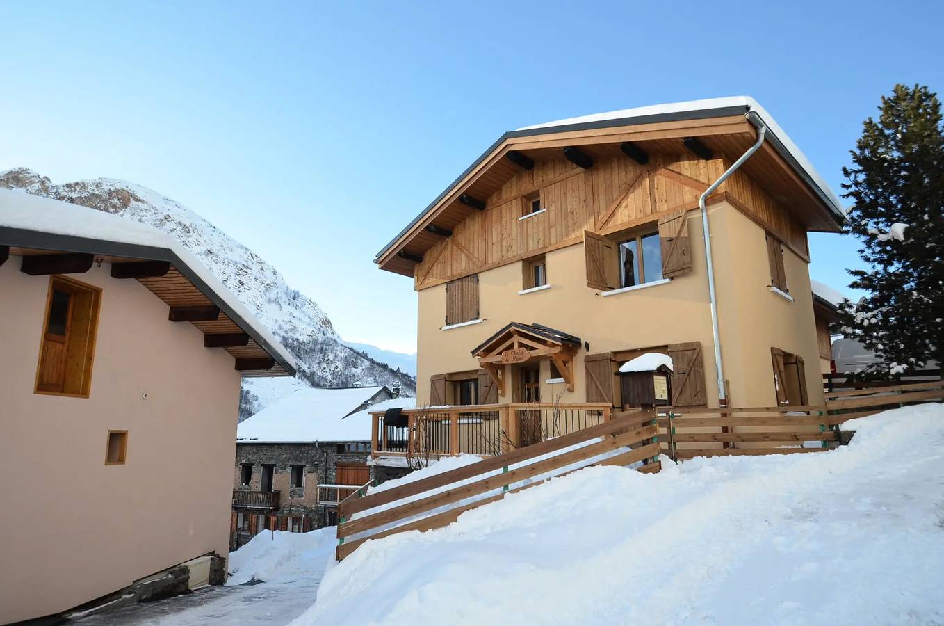 Renoveerde individuele chalet voor 12 personen met sauna in de 3 Valleys in Saint-Martin-de-Belleville, Massif de la Vanoise