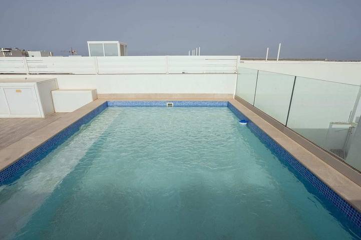 Appartamento per 4 persone, con balcone e giardino nonché piscina in Mellieha