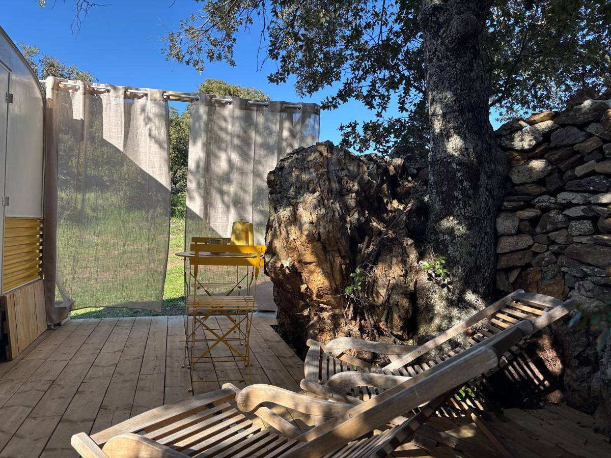 Séjour insolite en Caravane Vintage - Accès piscine et vue montagne - Domaine l'Aghja Vallica in Vallica, Parc naturel régional de Corse