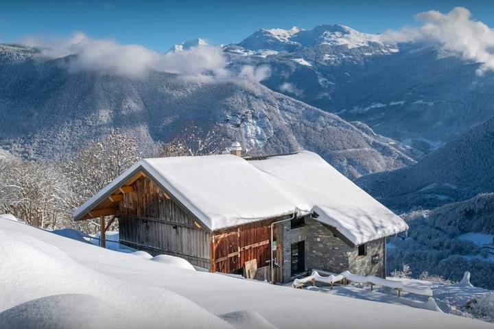 Chalet pour 12 personnes, avec Balcon ainsi que Terrasse et Jardin