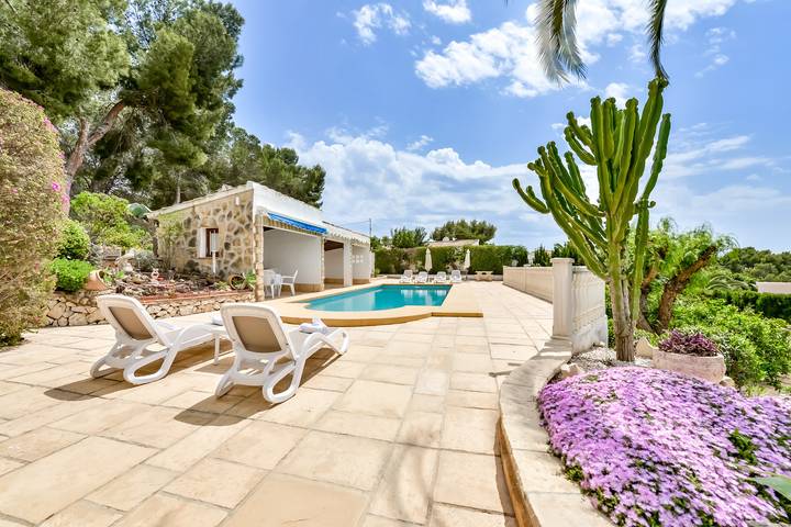 Maison de vacances pour 8 personnes, avec jardin et terrasse dans La Fustera